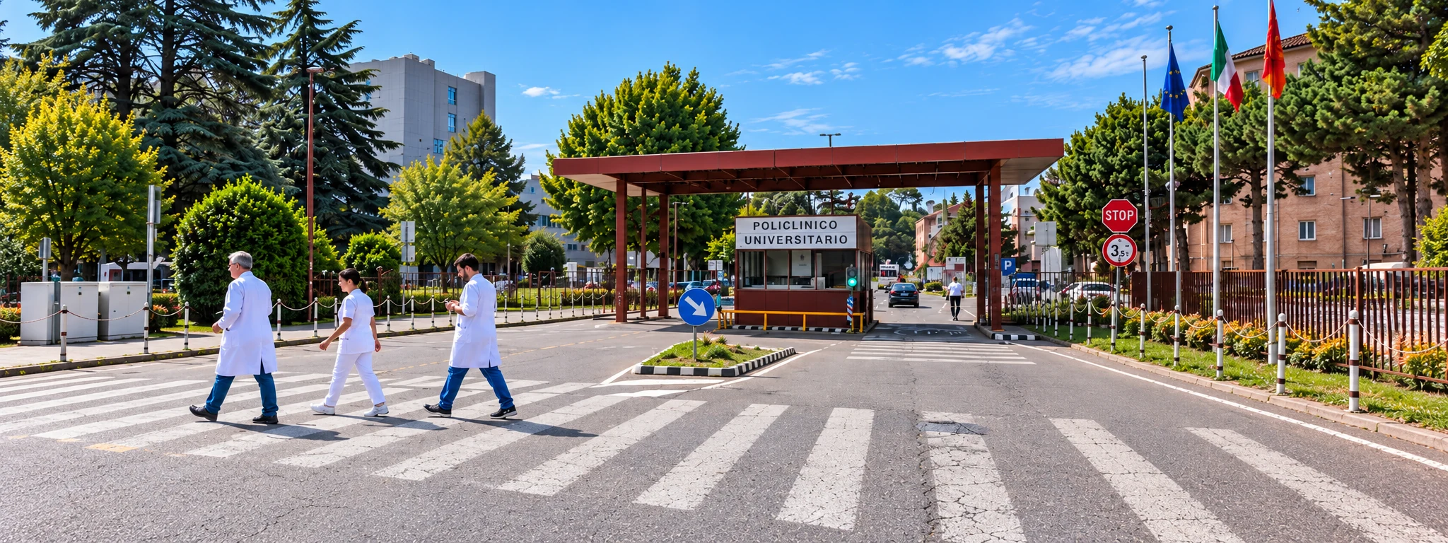 Contesto sanitario con professionista medico